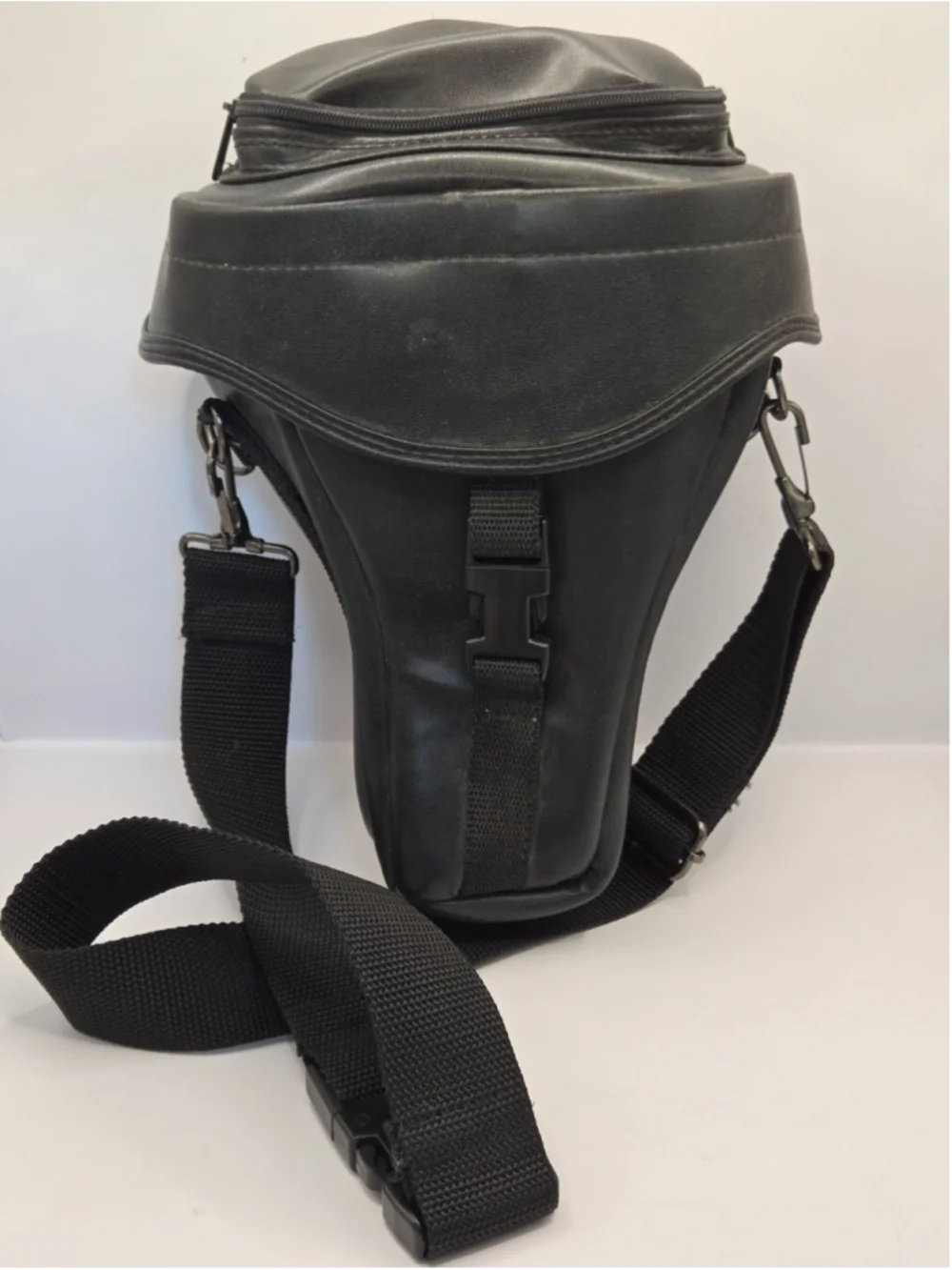 Vintage DIAMOND FP-40 Camera Case Shoulder Bag Cover Black Buckle